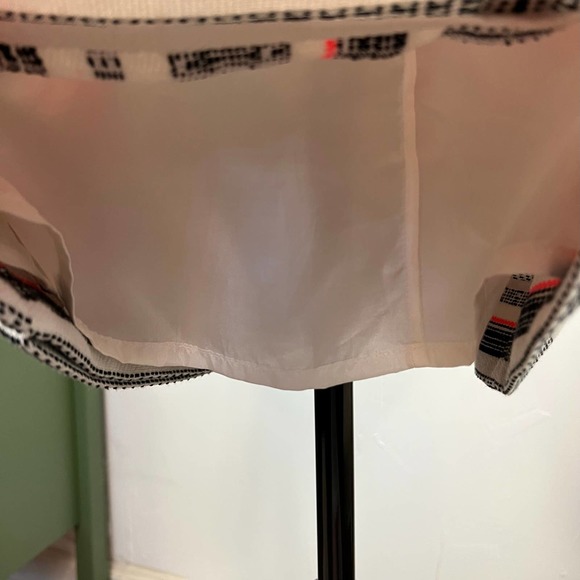 Kate Spade Ribbon Jacquard Dress Size 0 Neon Striped Tweed A-Line Sleeveless - Picture 7 of 9